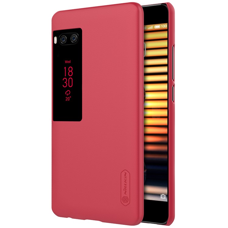 NILLKIN Super Frosted Shield PC Phone Cover for Meizu PRO 7 Plus - Red-1