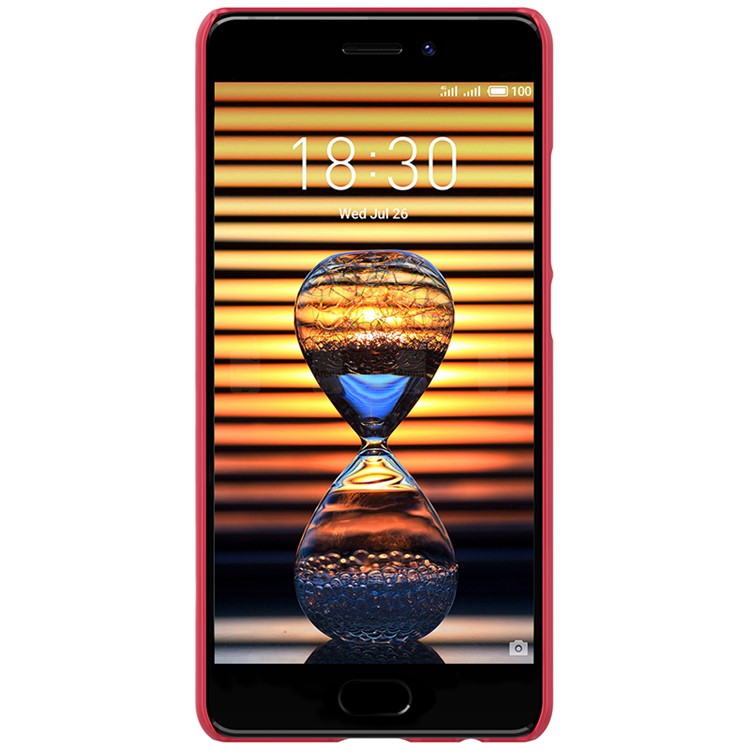 NILLKIN Super Frosted Shield PC Phone Cover for Meizu PRO 7 Plus - Red-3