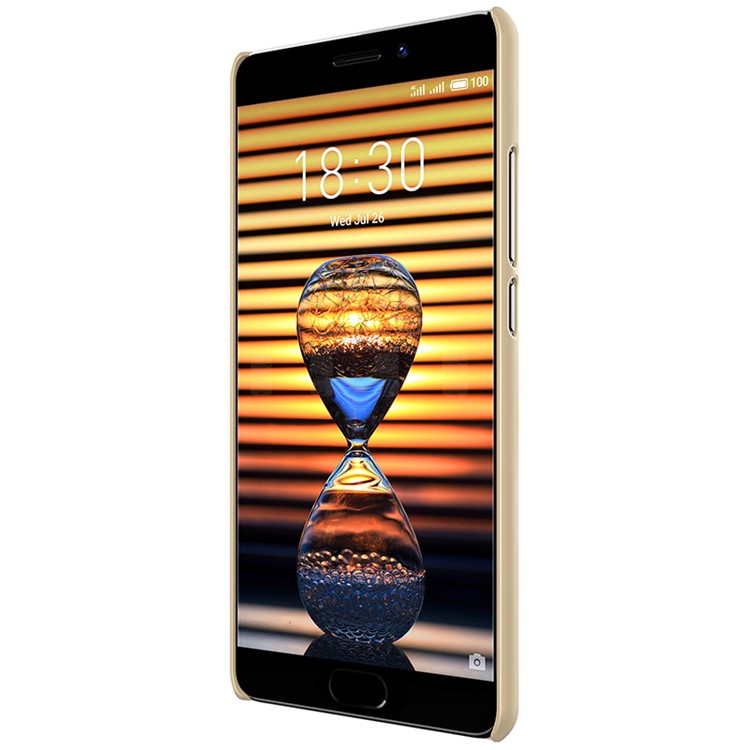 NILLKIN Super Frosted Shield PC Hard Mobile Casing for Meizu PRO 7 Plus - Gold-4