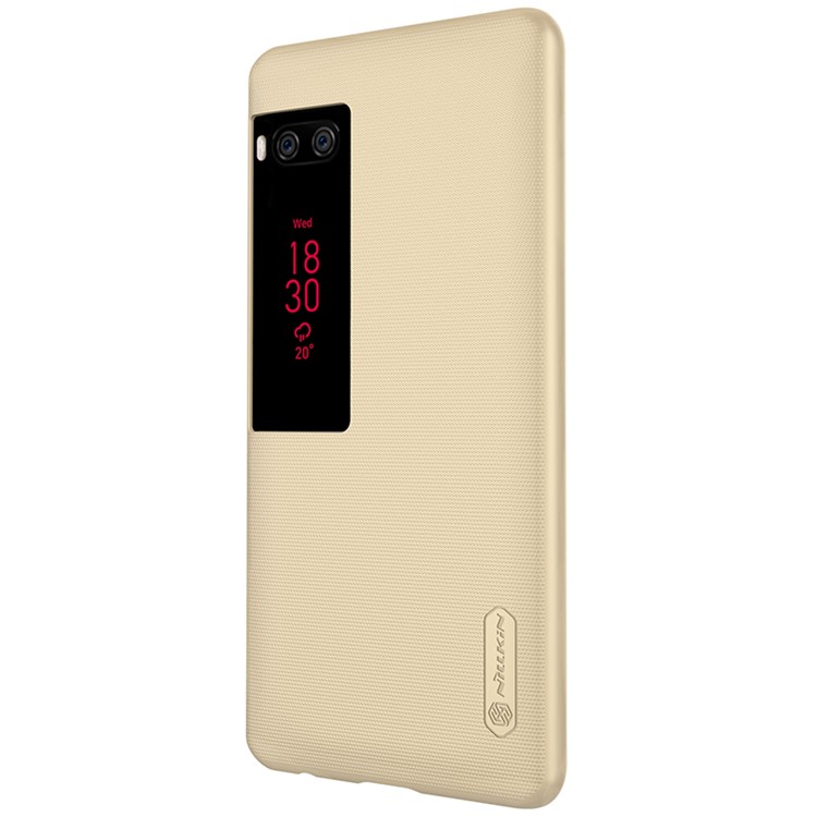 NILLKIN Super Frosted Shield PC Hard Mobile Casing for Meizu PRO 7 Plus - Gold-5