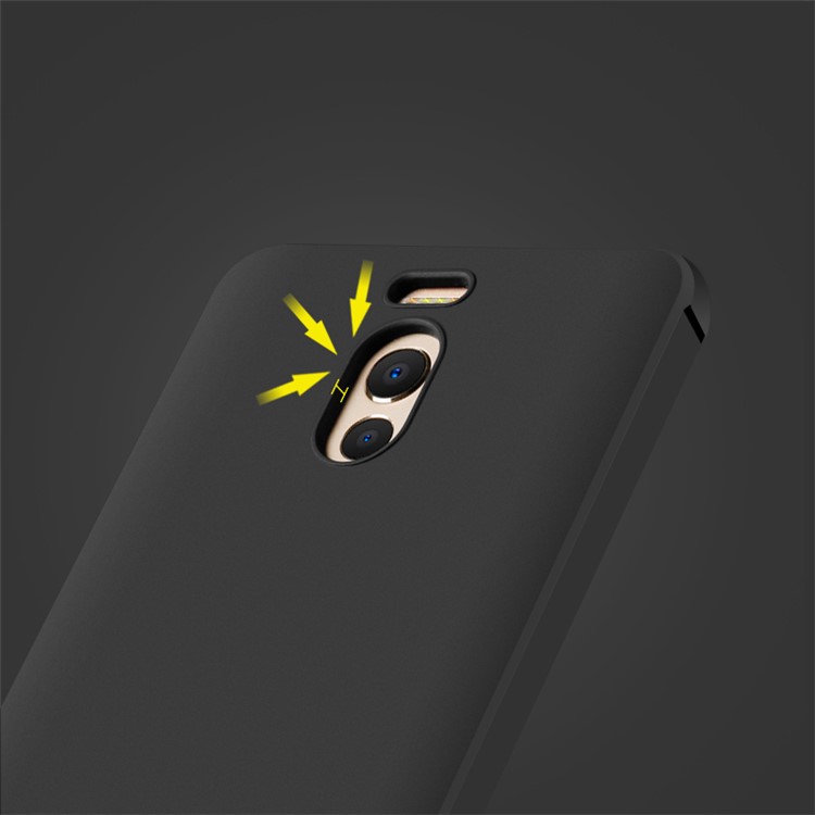 All-wrapped Drop-proof TPU Mobile Phone Case for Meizu M6 Note - Black-2