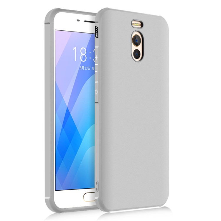 All-wrapped Drop-proof TPU Mobile Phone Cover for Meizu M6 Note - White-1
