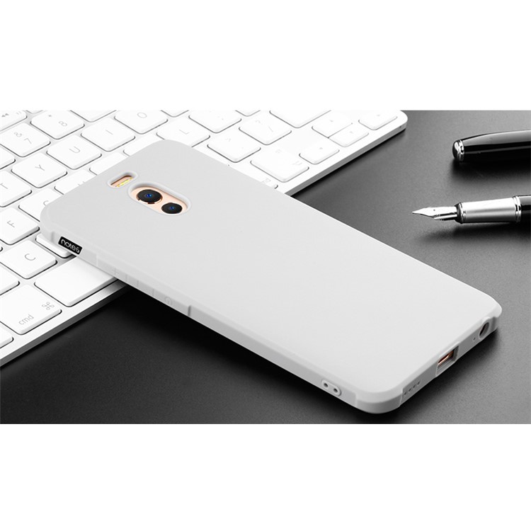 All-wrapped Drop-proof TPU Mobile Phone Cover for Meizu M6 Note - White-2