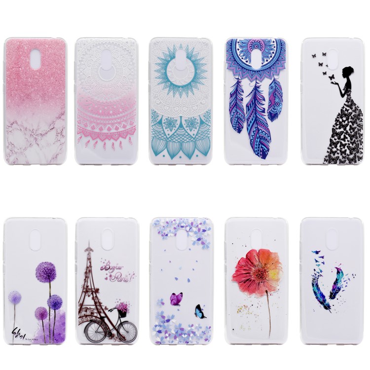 For Meizu M6 Soft TPU Ultra Patterned Ultra-thin Phone Casing - Dream Catcher-6