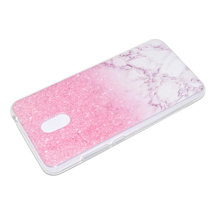 For Meizu M6 Soft TPU Ultra Patterned Ultra-thin Phone Case - Pink Marble-4