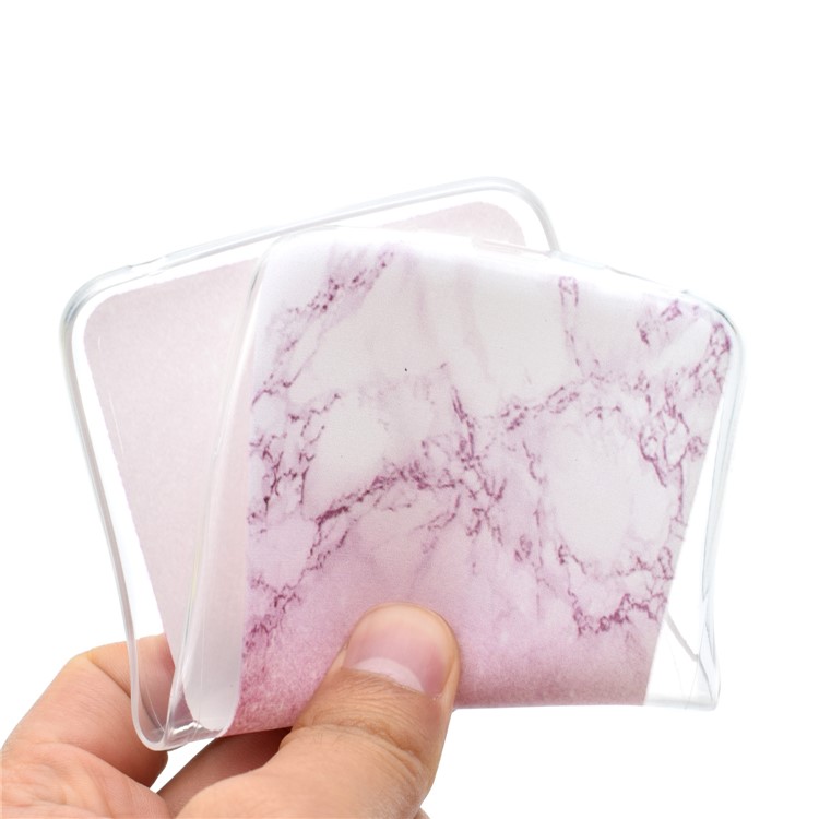 For Meizu M6 Soft TPU Ultra Patterned Ultra-thin Phone Case - Pink Marble-5