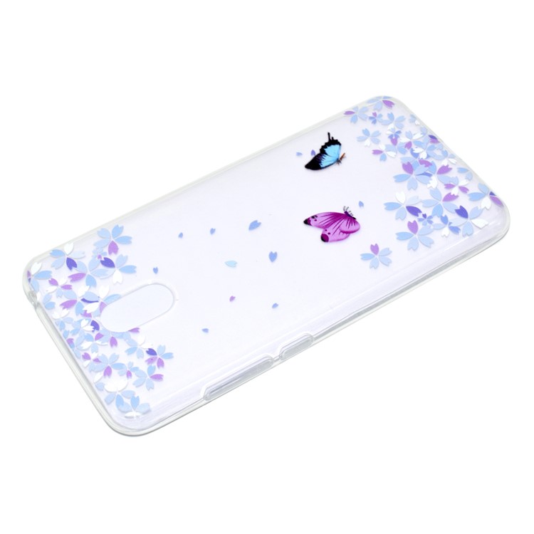 For Meizu M6 Soft TPU Ultra Patterned Ultra-thin Phone Cover - Two Butterflies-4