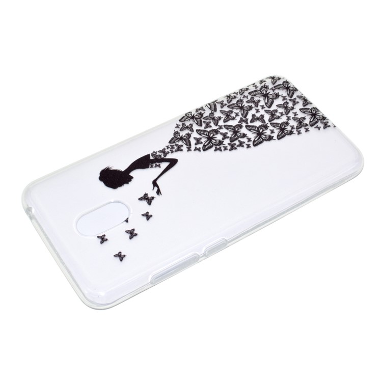 For Meizu M6 Soft TPU Ultra Patterned Ultra-thin Phone Accesssory Case - Butterfly Girl-4