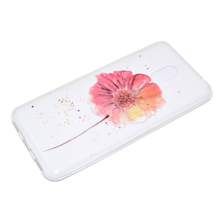 For Meizu M6 Soft TPU Ultra Patterned Ultra-thin Cellphone Cover - Vivid Flower-3