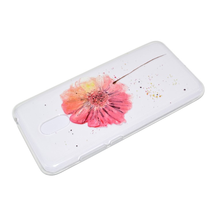 For Meizu M6 Soft TPU Ultra Patterned Ultra-thin Cellphone Cover - Vivid Flower-4
