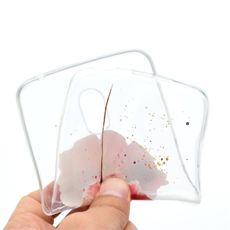 For Meizu M6 Soft TPU Ultra Patterned Ultra-thin Cellphone Cover - Vivid Flower-5