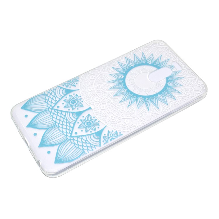 Ultra-thin Patterned Soft TPU Back Mobile Phone Shell for Meizu M6 Note - Blue Mandala-3