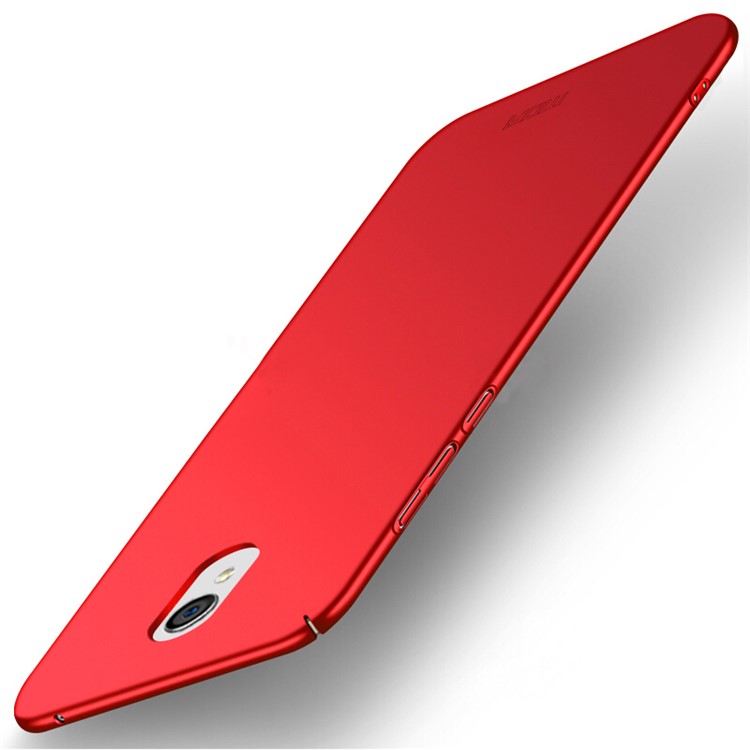 MOFI Shield Slim Matte Hard Plastic Cover for Meizu M6 - Red-1