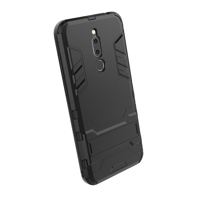Cool Guard Kickstand PC TPU Hybrid Case for Meizu M6T - Black-5