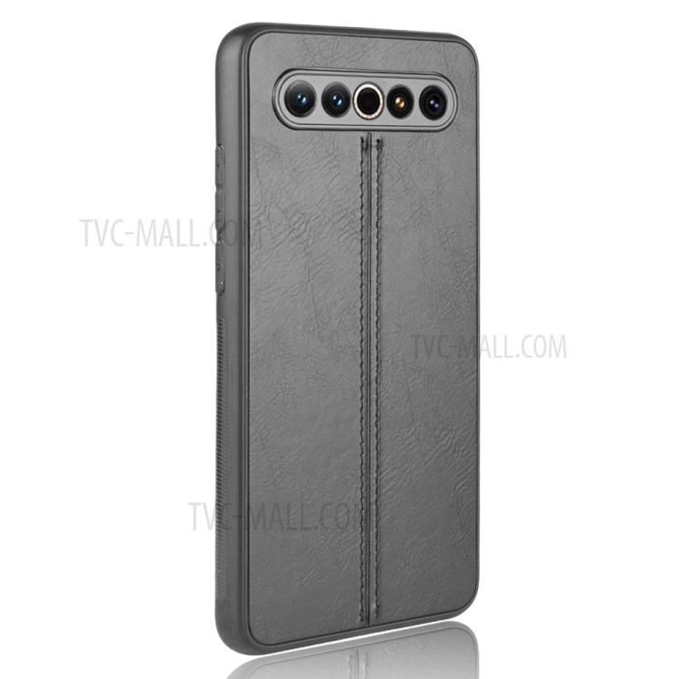 PU Leather Coated PC + TPU Hybrid Phone Case for Meizu 17/17 Pro - Black-4