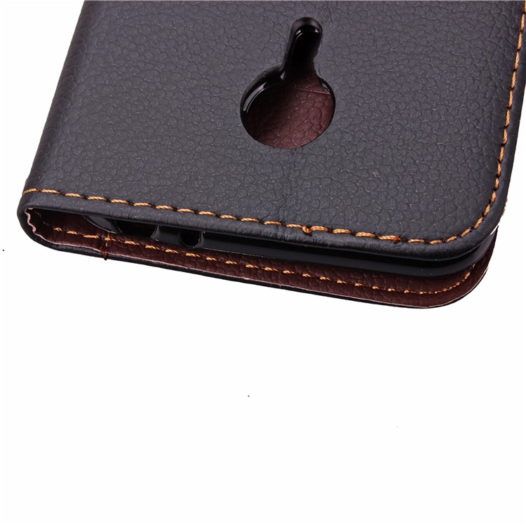 Leaf Flip Wallet Leather Shell for Meizu M3 Note - Black-11