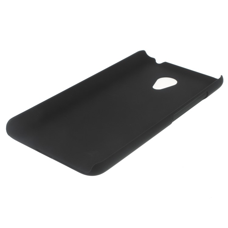 Rubberized PC Case Anti-fingerprint Cover for Meizu m3 / Blue Charm 3 - Black-2