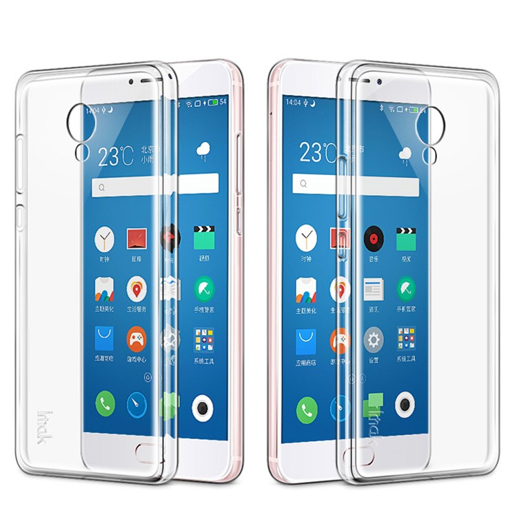 IMAK 0.7mm Thin Clear TPU Back Case for Meizu MX6-3