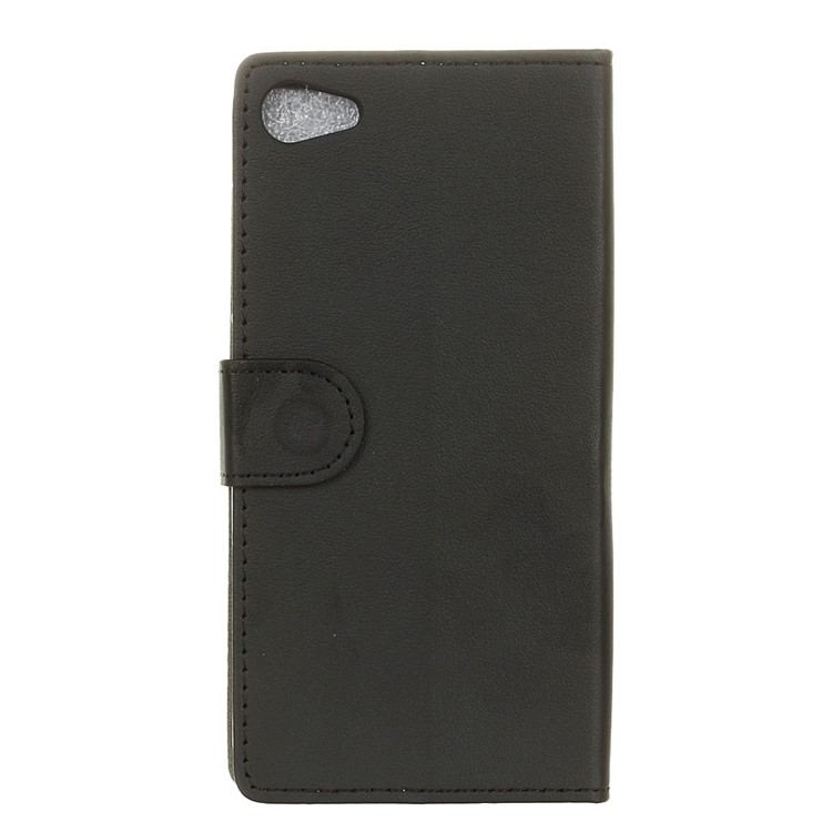 Wallet Leather Stand Case for Meizu U10 - Black-2