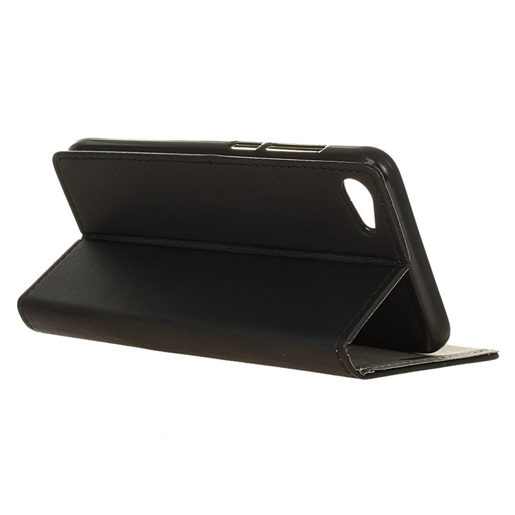 Wallet Leather Stand Case for Meizu U10 - Black-5