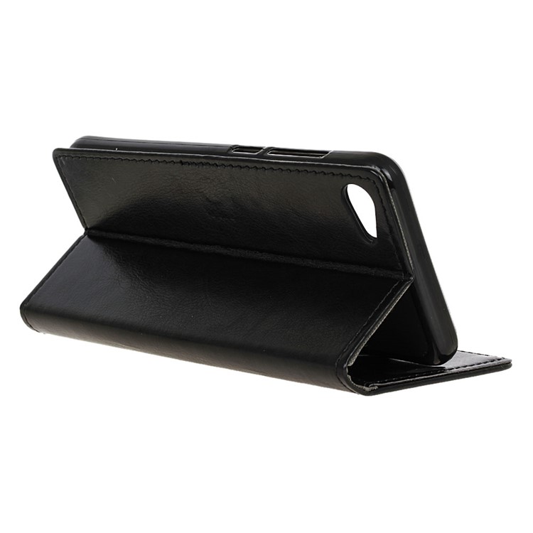 Crazy Horse Wallet Leather Stand Case for Meizu U10 - Black-6