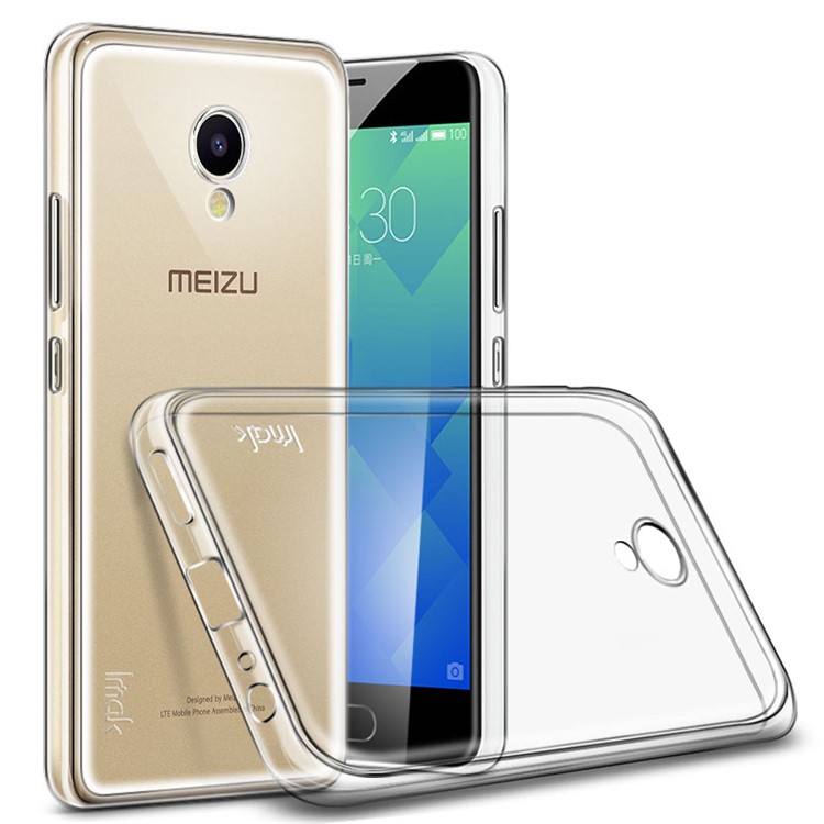 IMAK Stealth Case Clear 0.8mm TPU Shell Case + Screen Film for Meizu m5-2
