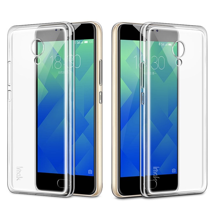 IMAK Stealth Case Clear 0.8mm TPU Shell Case + Screen Film for Meizu m5-3