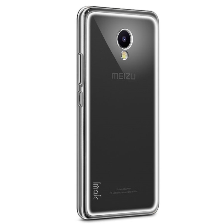 IMAK Stealth Case Clear 0.8mm TPU Shell Case + Screen Film for Meizu m5-4