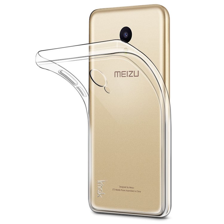 IMAK Stealth Case Clear 0.8mm TPU Shell Case + Screen Film for Meizu m5-5