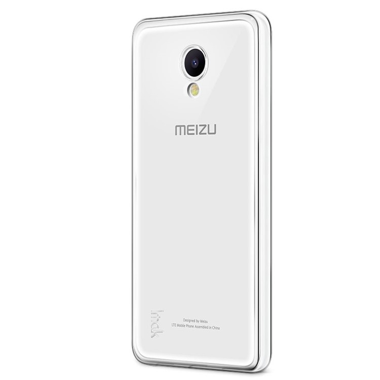 IMAK Stealth Case Clear 0.8mm TPU Shell Case + Screen Film for Meizu m5-6