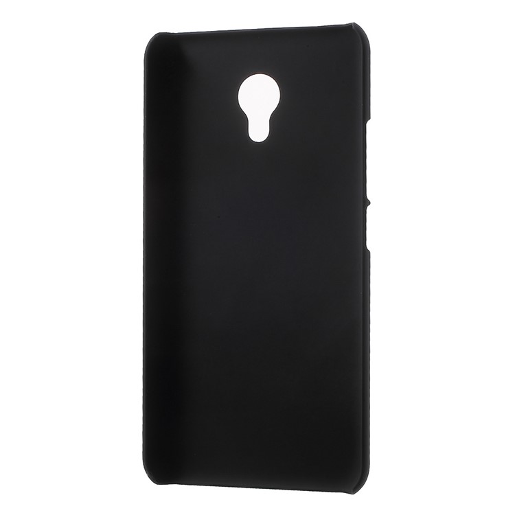 Rubberized Hard PC Case for Meizu m5 - Black-4