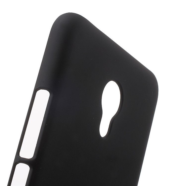 Rubberized Hard PC Case for Meizu m5 - Black-5