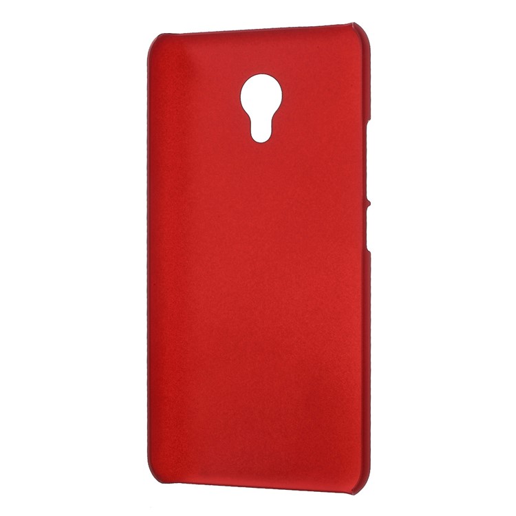 Rubberized Hard Shell Cover Case for Meizu m5 - Red-3