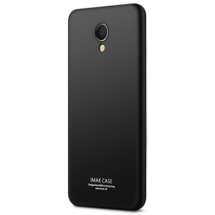 IMAK Silky Anti-scratch Gel TPU Cover for Meizu m5 Note with Screen Protector - Metal Black-4