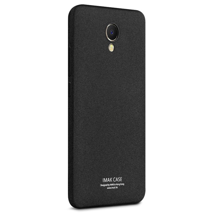 IMAK Silky Anti-scratch TPU Mobile Casing for Meizu m5 Note with Screen Protector - Matte Black-2