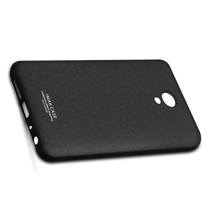 IMAK Silky Anti-scratch TPU Mobile Casing for Meizu m5 Note with Screen Protector - Matte Black-3