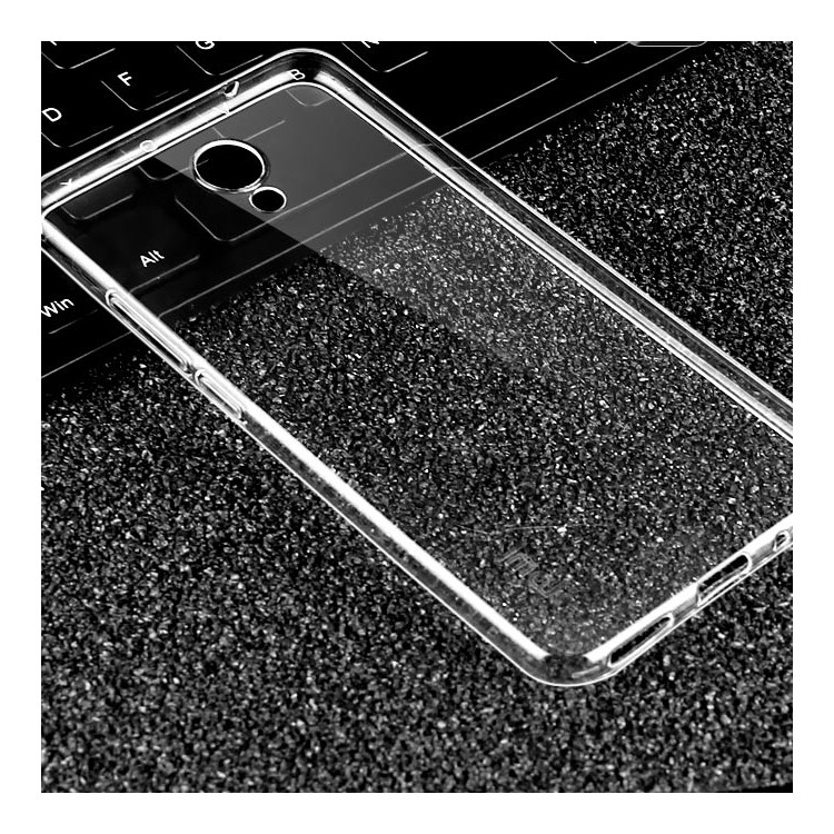 IMAK Silky Anti-scratch TPU Clear Phone Case for Meizu m5 Note with Screen Protector - Transparent-10