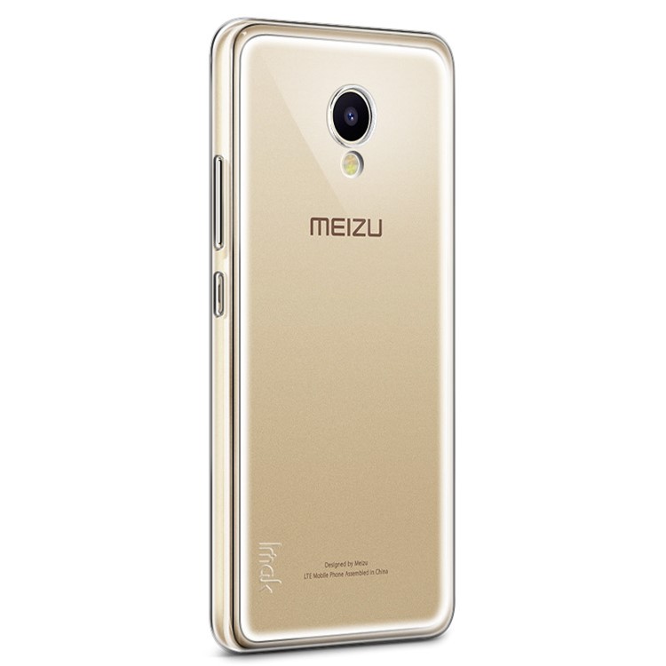 IMAK Silky Anti-scratch TPU Clear Phone Case for Meizu m5 Note with Screen Protector - Transparent-2