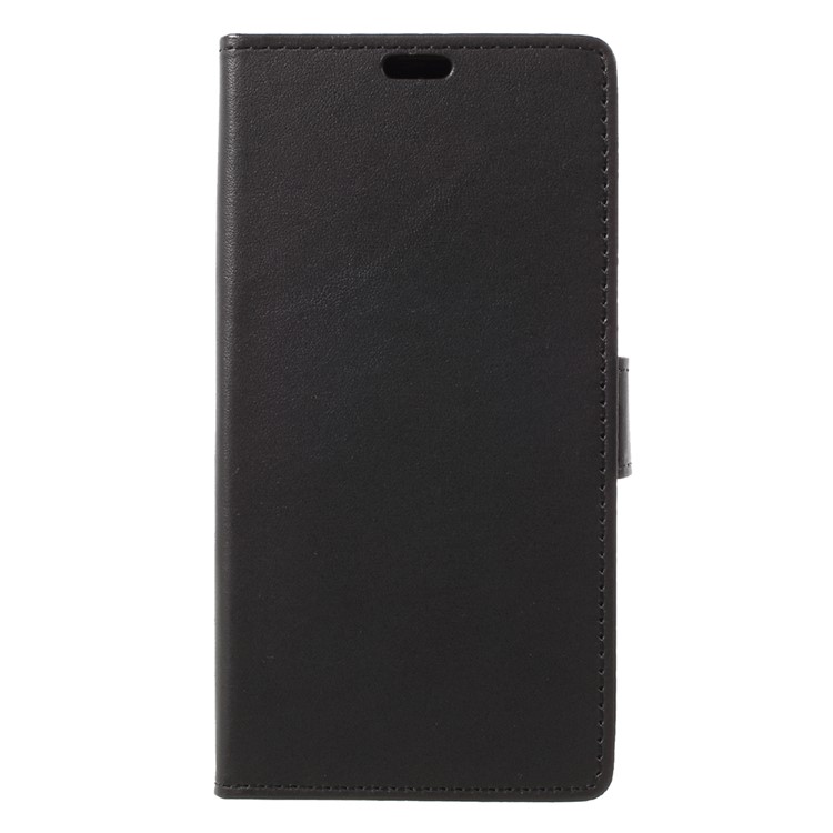 Phone Accessory Leather Wallet Stand Case for Meizu m3x - Black-3