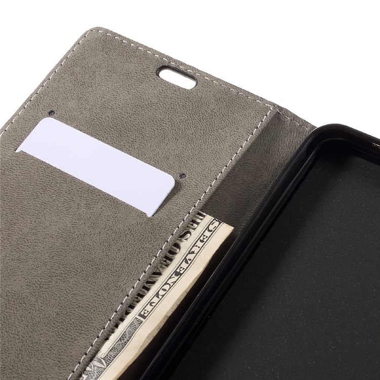 Phone Accessory Leather Wallet Stand Case for Meizu m3x - Black-9