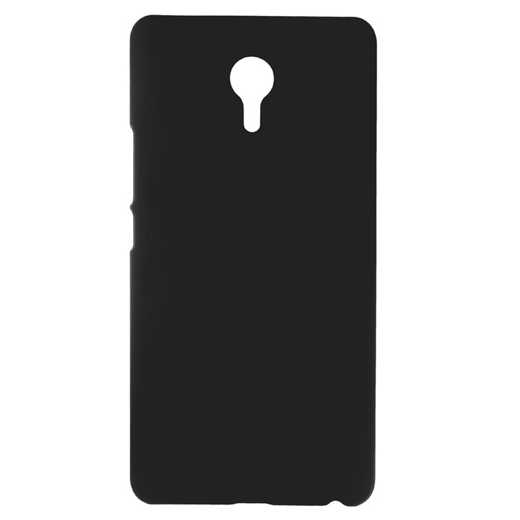 Matte Rubberized Hard Plastic Case for Meizu m3 Max - Black-1