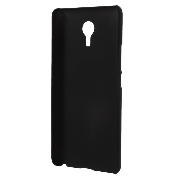 Matte Rubberized Hard Plastic Case for Meizu m3 Max - Black-3