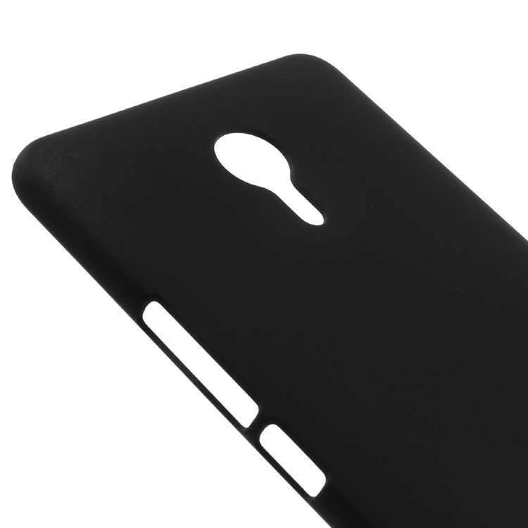 Matte Rubberized Hard Plastic Case for Meizu m3 Max - Black-4