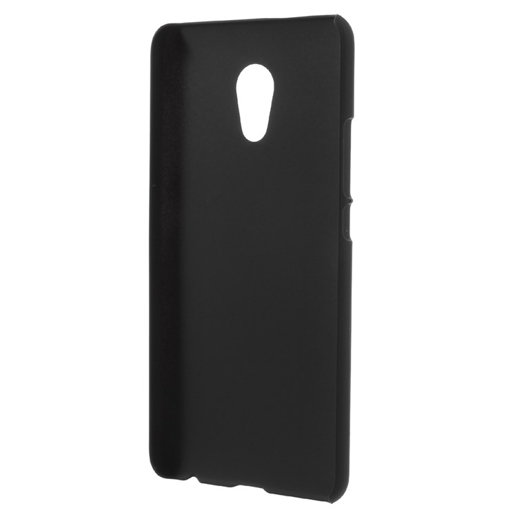 Rubberized Hard Plastic Case for Meizu Pro 6 Plus - Black-3