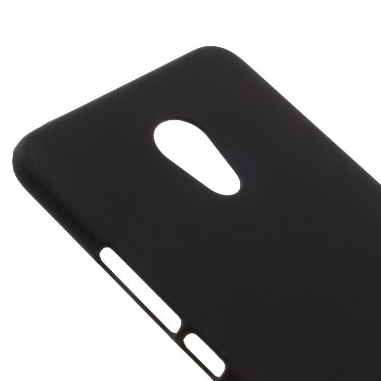 Rubberized Hard Plastic Case for Meizu Pro 6 Plus - Black-4