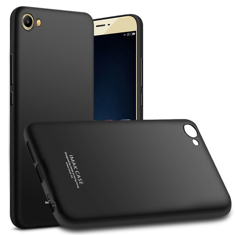 IMAK Silky Anti-scratch Gel TPU Cover for Meizu m3x with Screen Protector - Metal Black-1