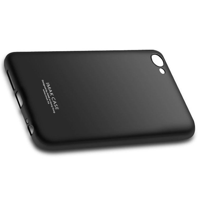 IMAK Silky Anti-scratch Gel TPU Cover for Meizu m3x with Screen Protector - Metal Black-3