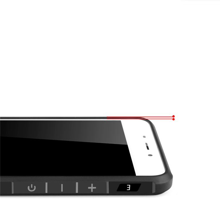 Auspicious Dragon Pattern Drop-proof Imprint TPU Case for Meizu m3e - Black-3