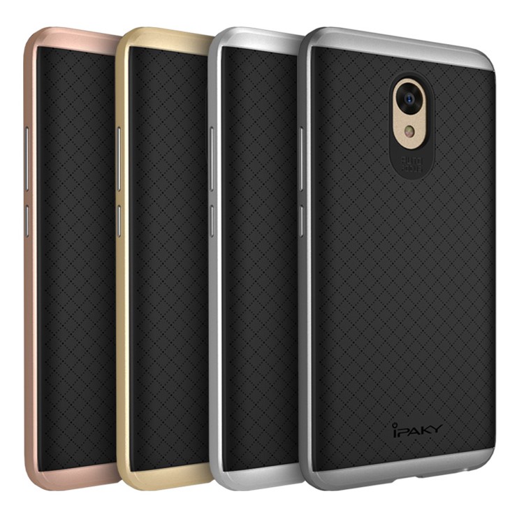 IPAKY PC Bumper + TPU Cover Case for Meizu m5 Note - Gold-10