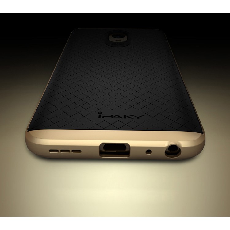IPAKY PC Bumper + TPU Cover Case for Meizu m5 Note - Gold-7
